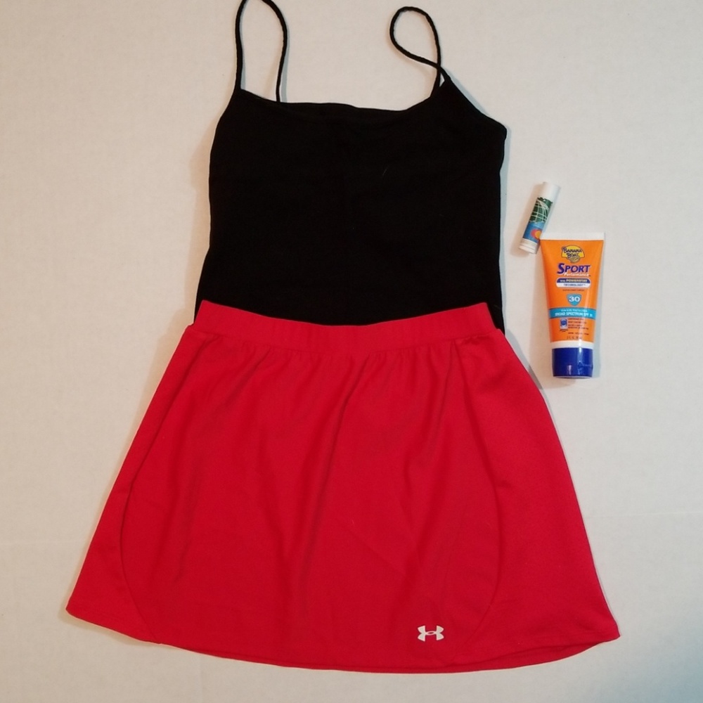 Under Armour skirt red xs
